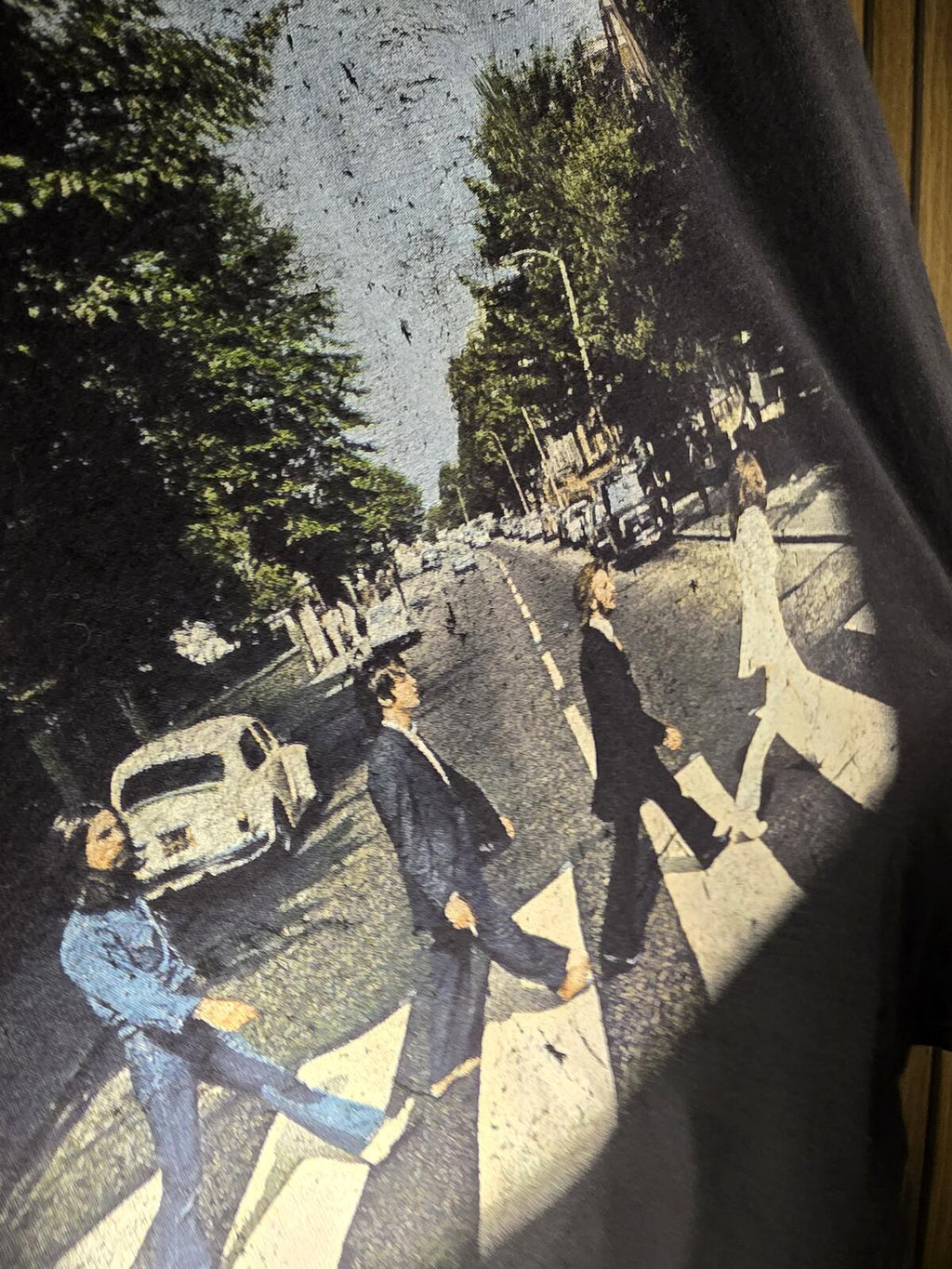 The Beatles Abbey Road Graphic Black T-Shirt Medium