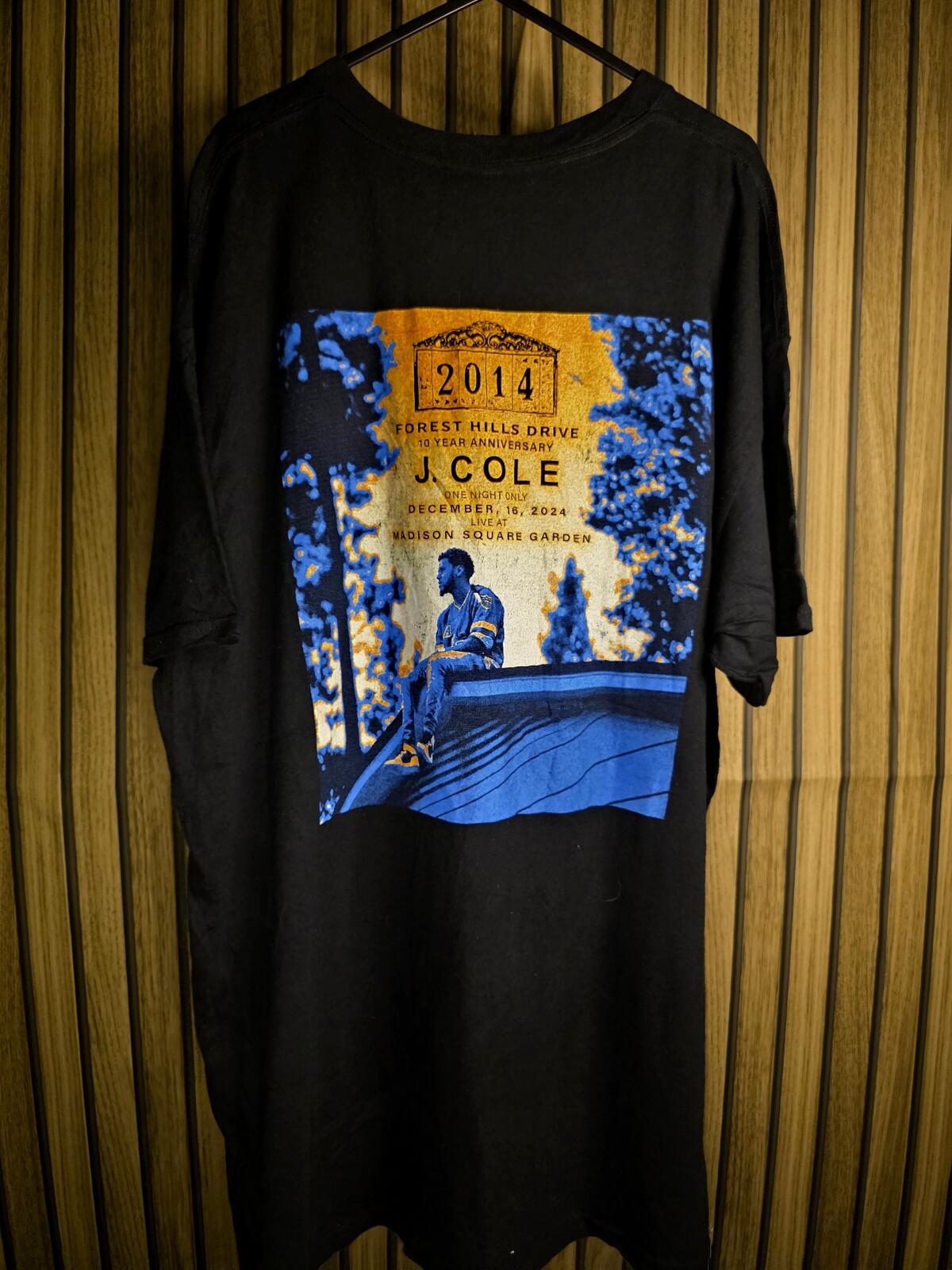 Gildan J. Cole 2024 Tour Graphic T-Shirt Black XLarge