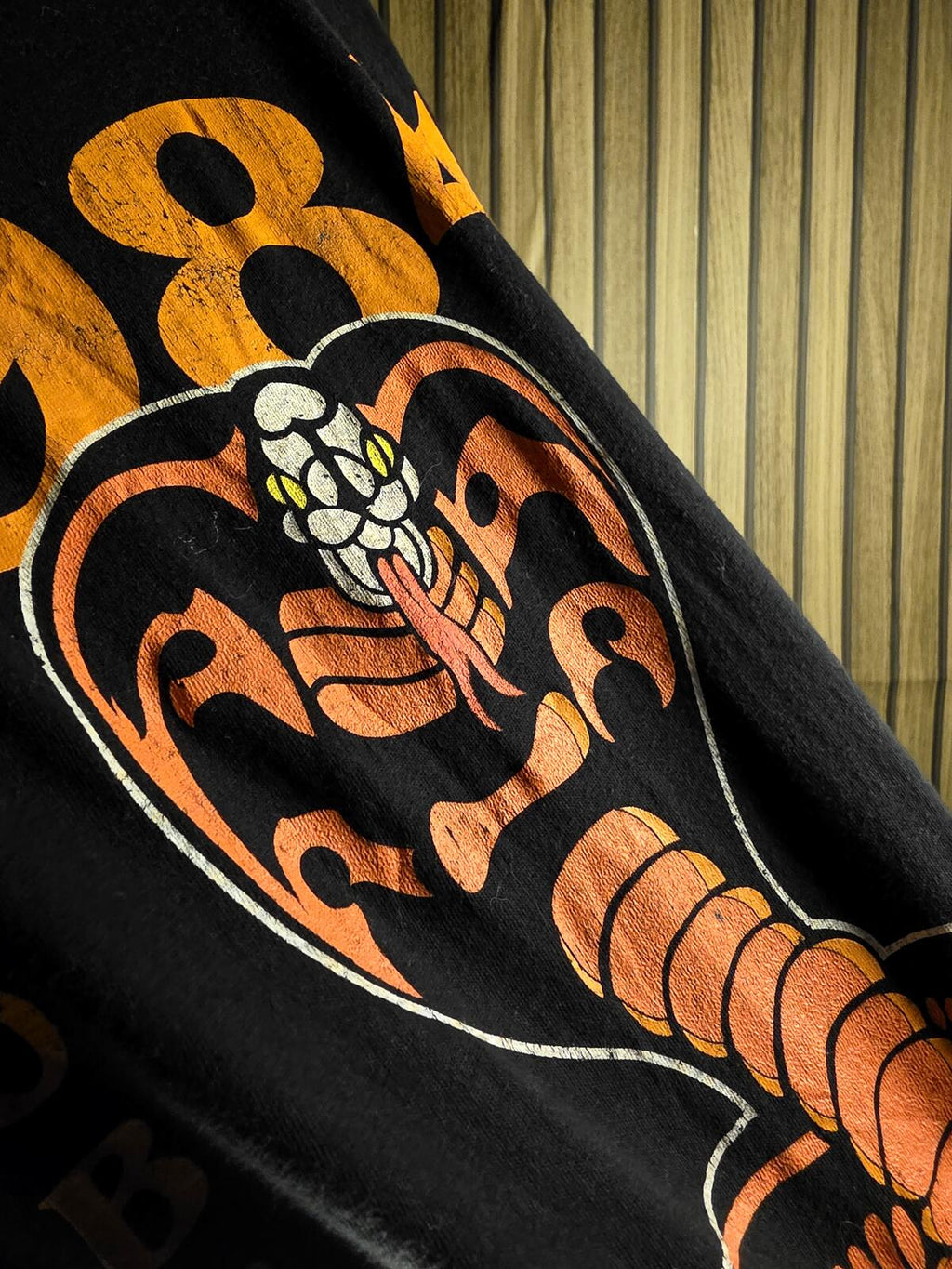 Hybrid The Karate Kid 1984 Cobra Kai Graphic T-Shirt Black XL