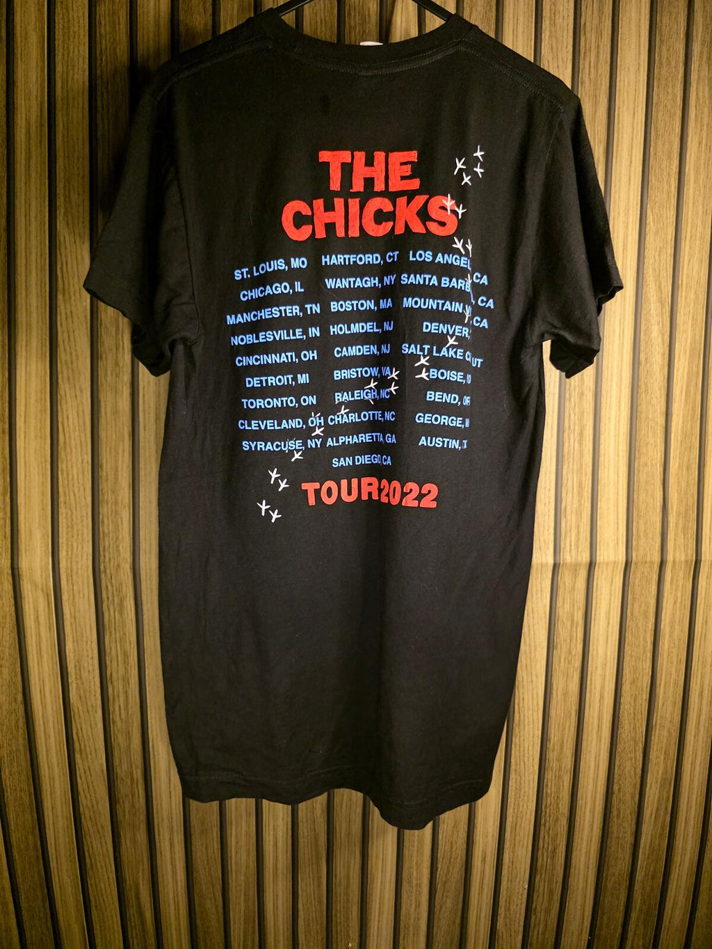 The Chicks Black Graphic Tour T-Shirt Small