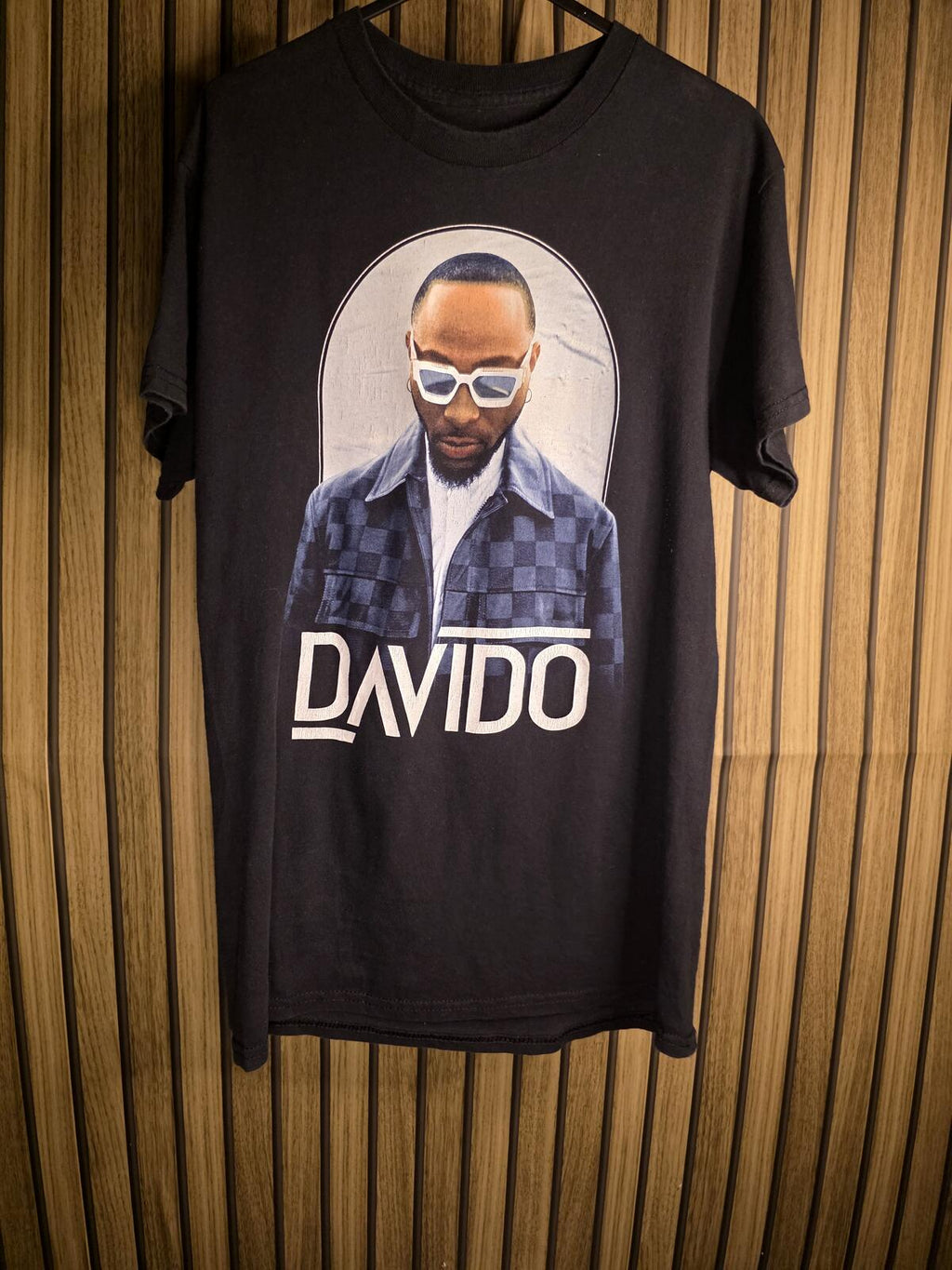 Davido Graphic Black T-shirt Size Small