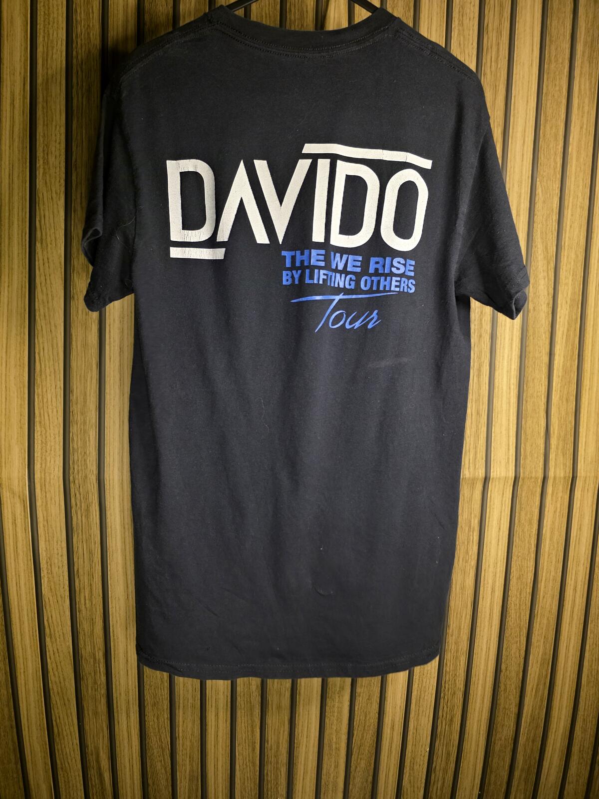Davido Graphic Black T-shirt Size Small