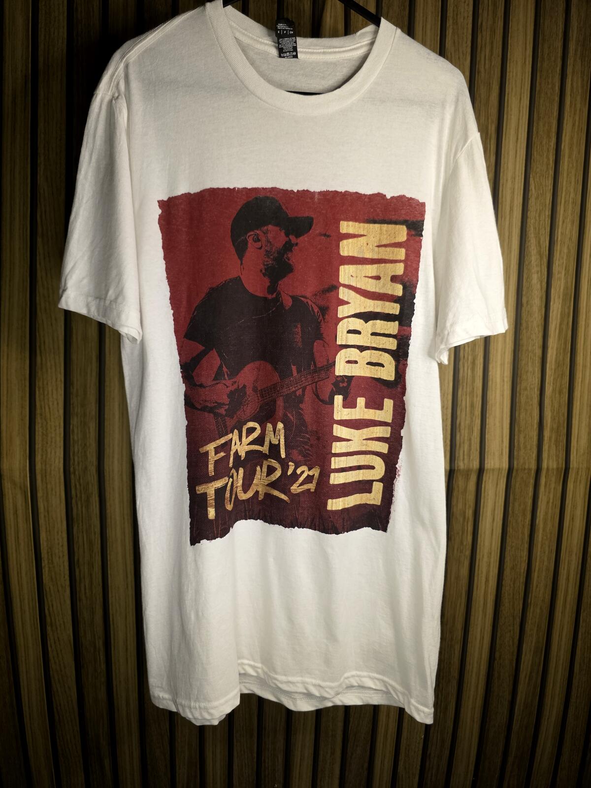 Luke Bryan Farm Tour 2021 Graphic T-Shirt White Small