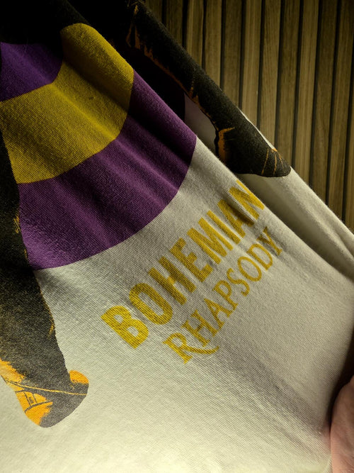 Bohemian Rhapsody Graphic T-Shirt Fearless Lives Forever White XS
