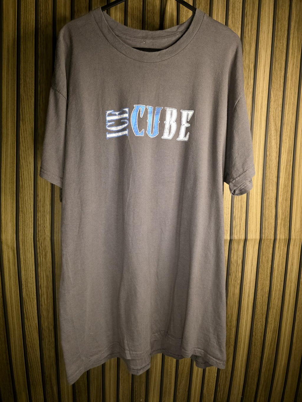 Ice Cube Graphic T-Shirt Brown Size L
