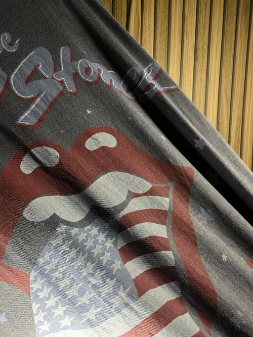 American Eagle Rolling Stones Graphic T-Shirt Black XS