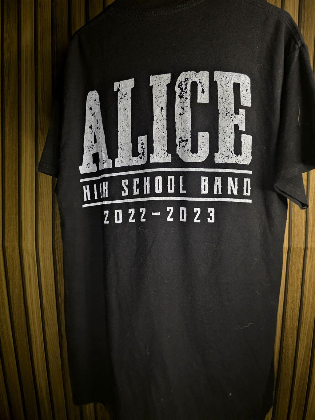 Alice High School Band Fly On Graphic Black T-Shirt Size M