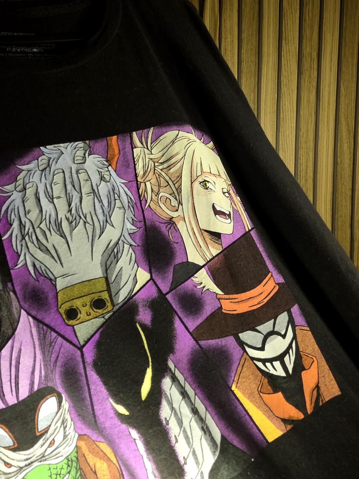 My Hero Academia Graphic T-Shirt Black Medium