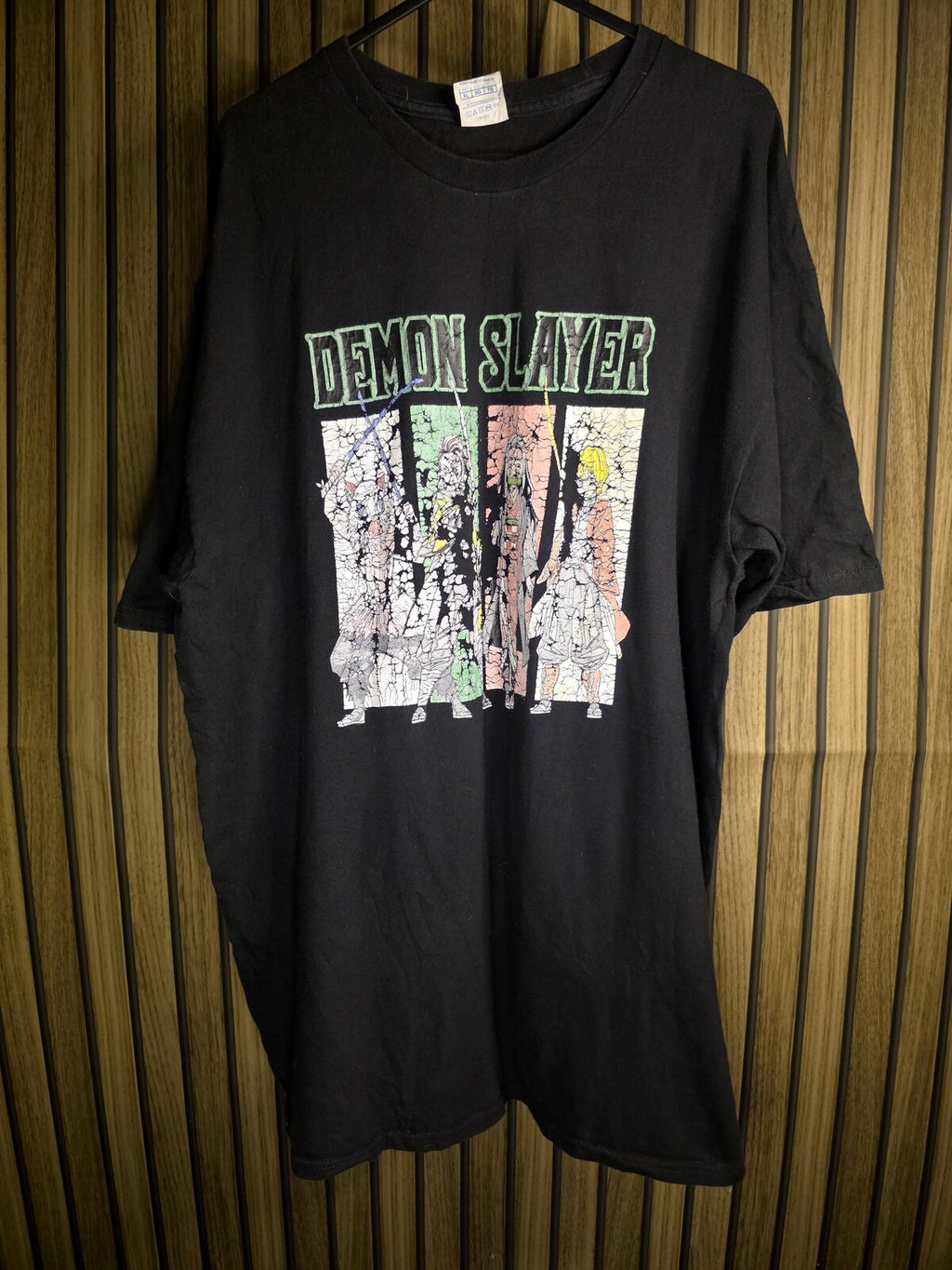 Delta Ringspun Demon Slayer Graphic T-shirt Black XL