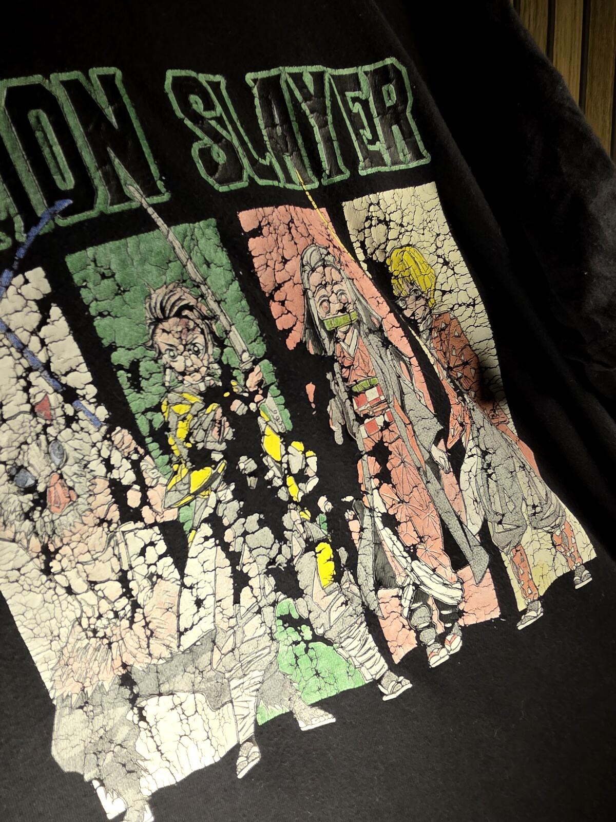 Delta Ringspun Demon Slayer Graphic T-shirt Black XL