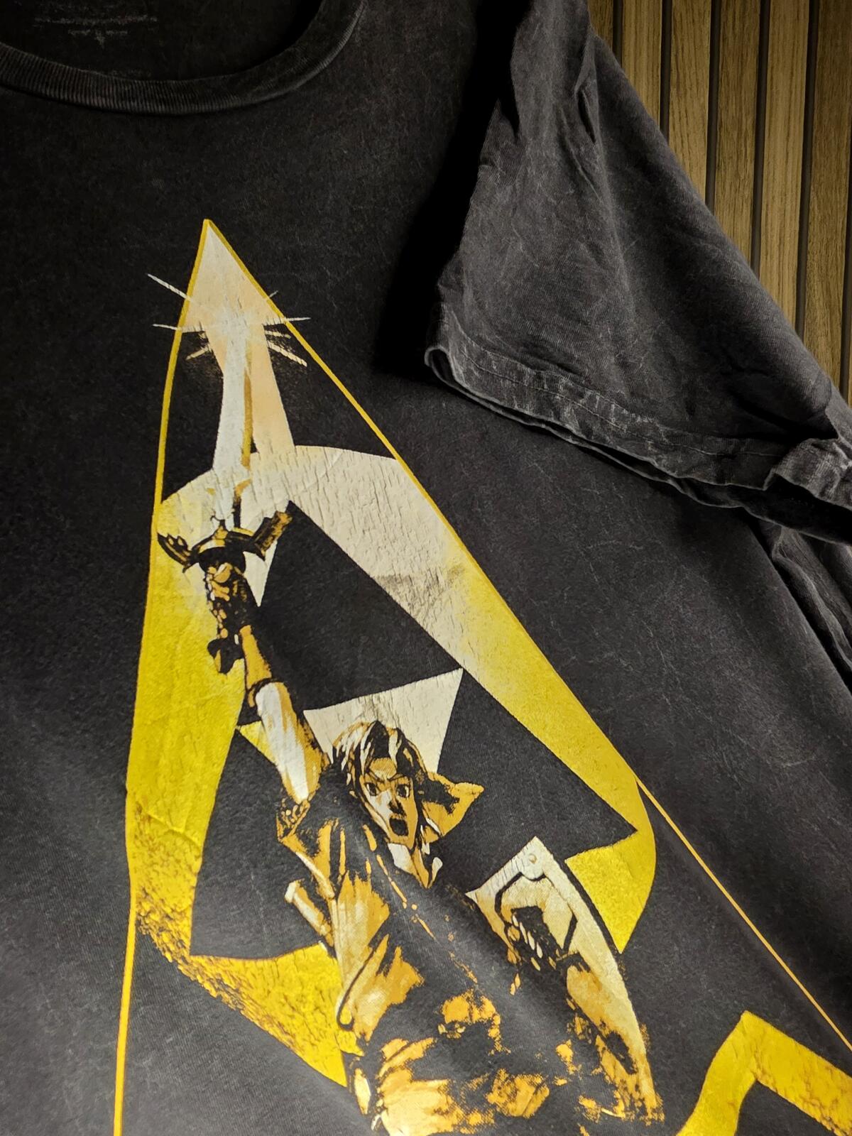 Nintendo Legend of Zelda Graphic T-shirt Black Size L