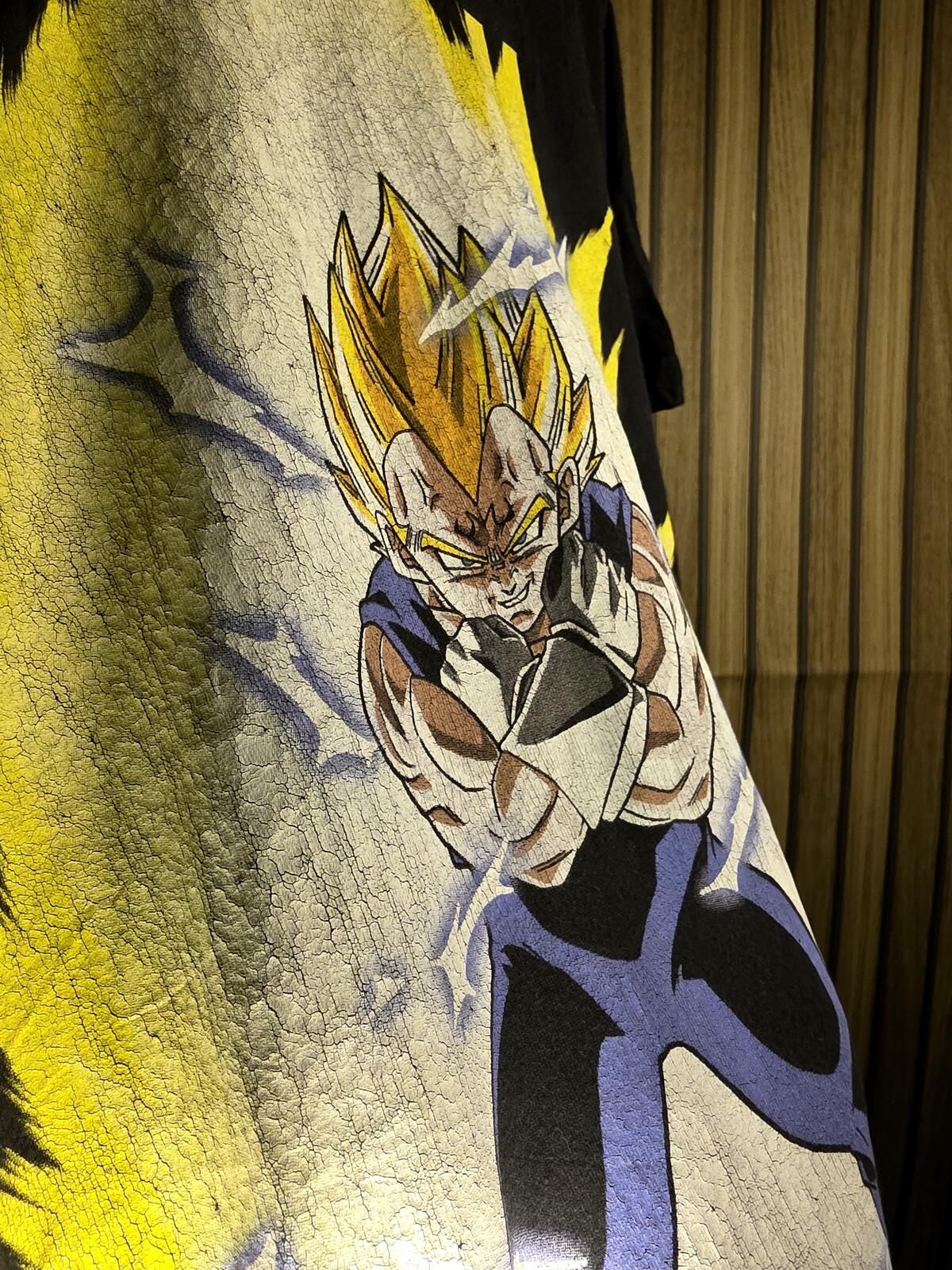 Dragon Ball Z Vegeta Graphic T-Shirt Black Large