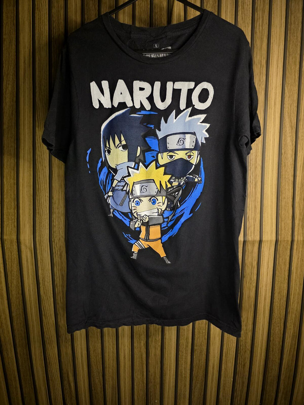 Naruto Shippuden Graphic T-shirt Black Size S