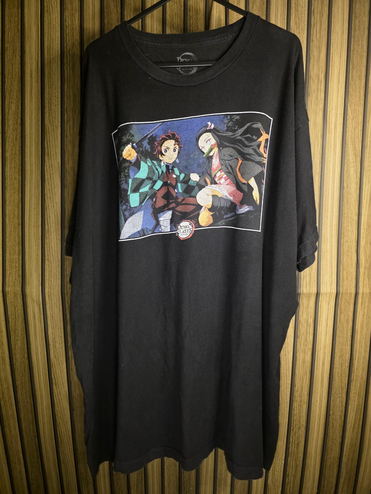 Demon Slayer Anime Graphic T-Shirt Black XL