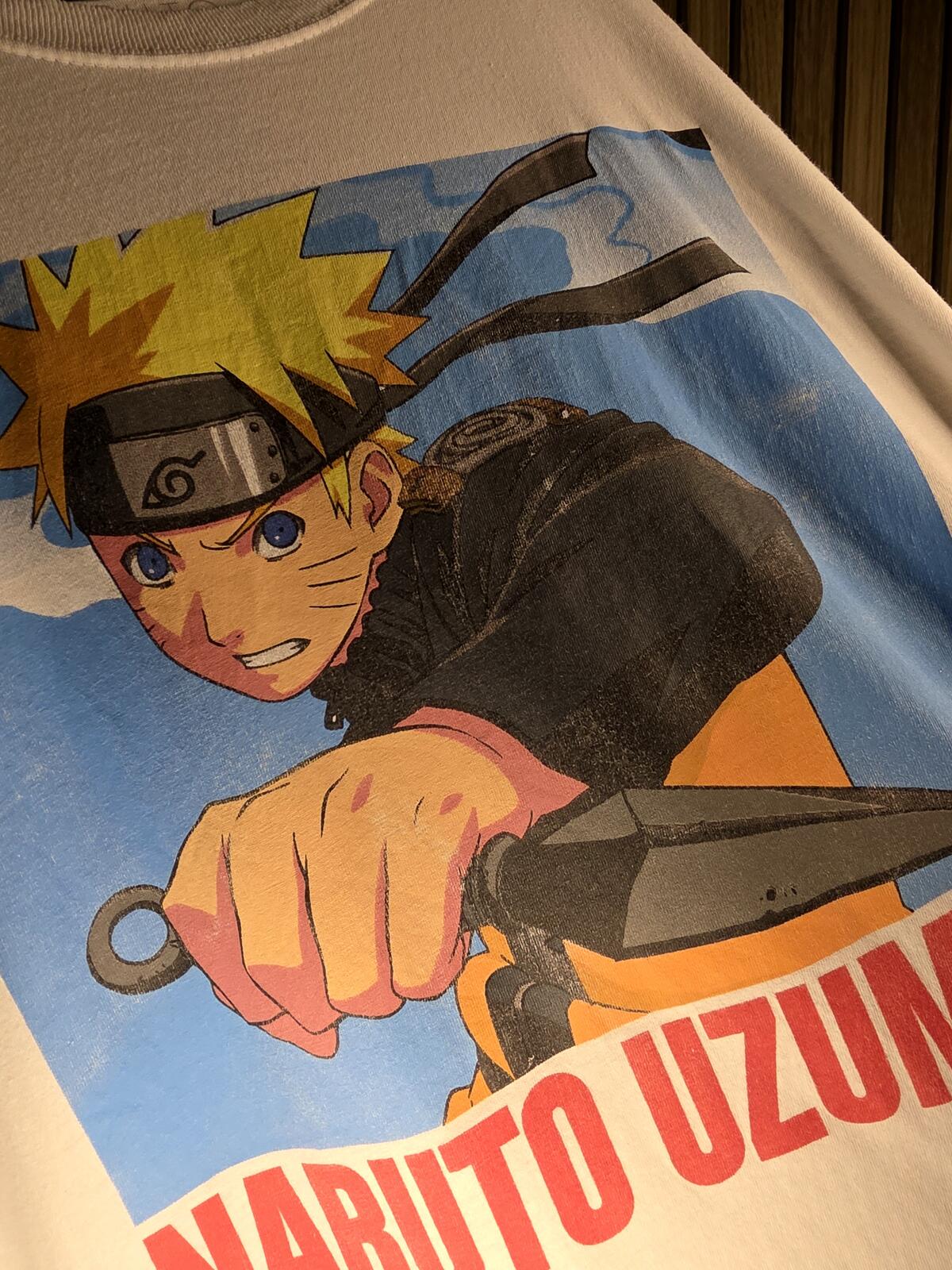 Naruto Shippuden Naruto Uzumaki Graphic T-Shirt White 2XL