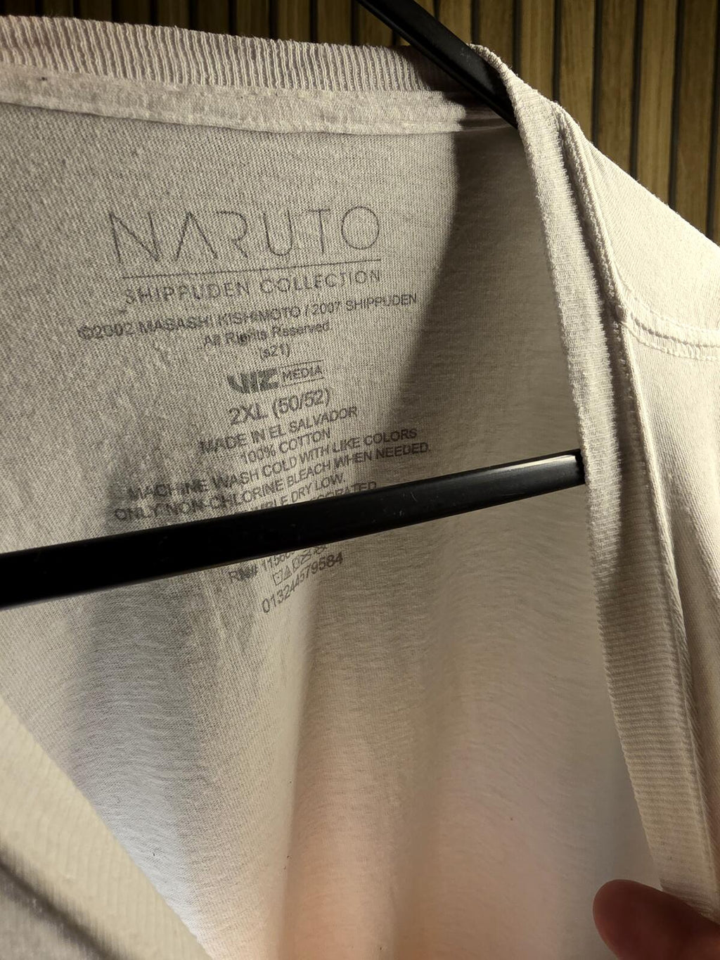 Naruto Shippuden Naruto Uzumaki Graphic T-Shirt White 2XL