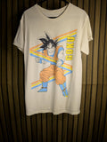 Goku Graphic T-shirt Cream Colour Small