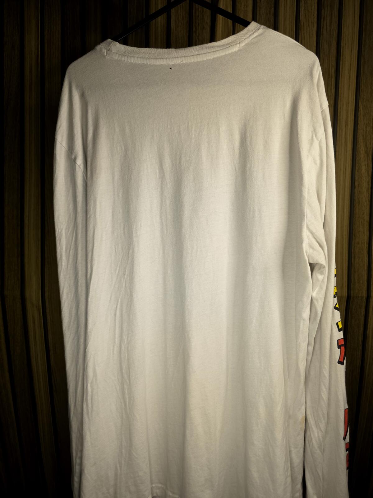 Dragon Ball Z Long Sleeve T-Shirt Anime Graphic White Size Regular M