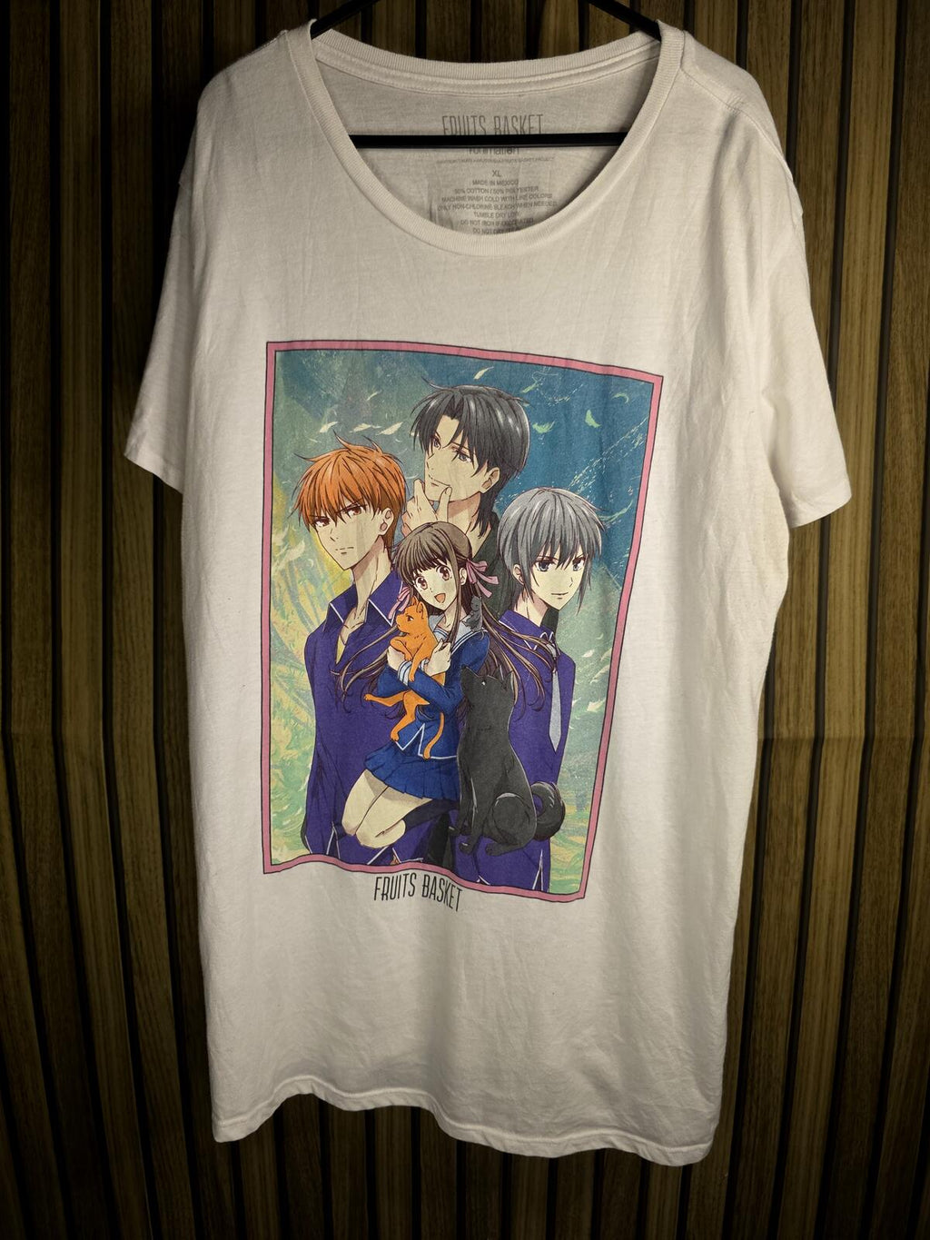 Funimation Fruits Basket Anime Graphic T-Shirt White XL