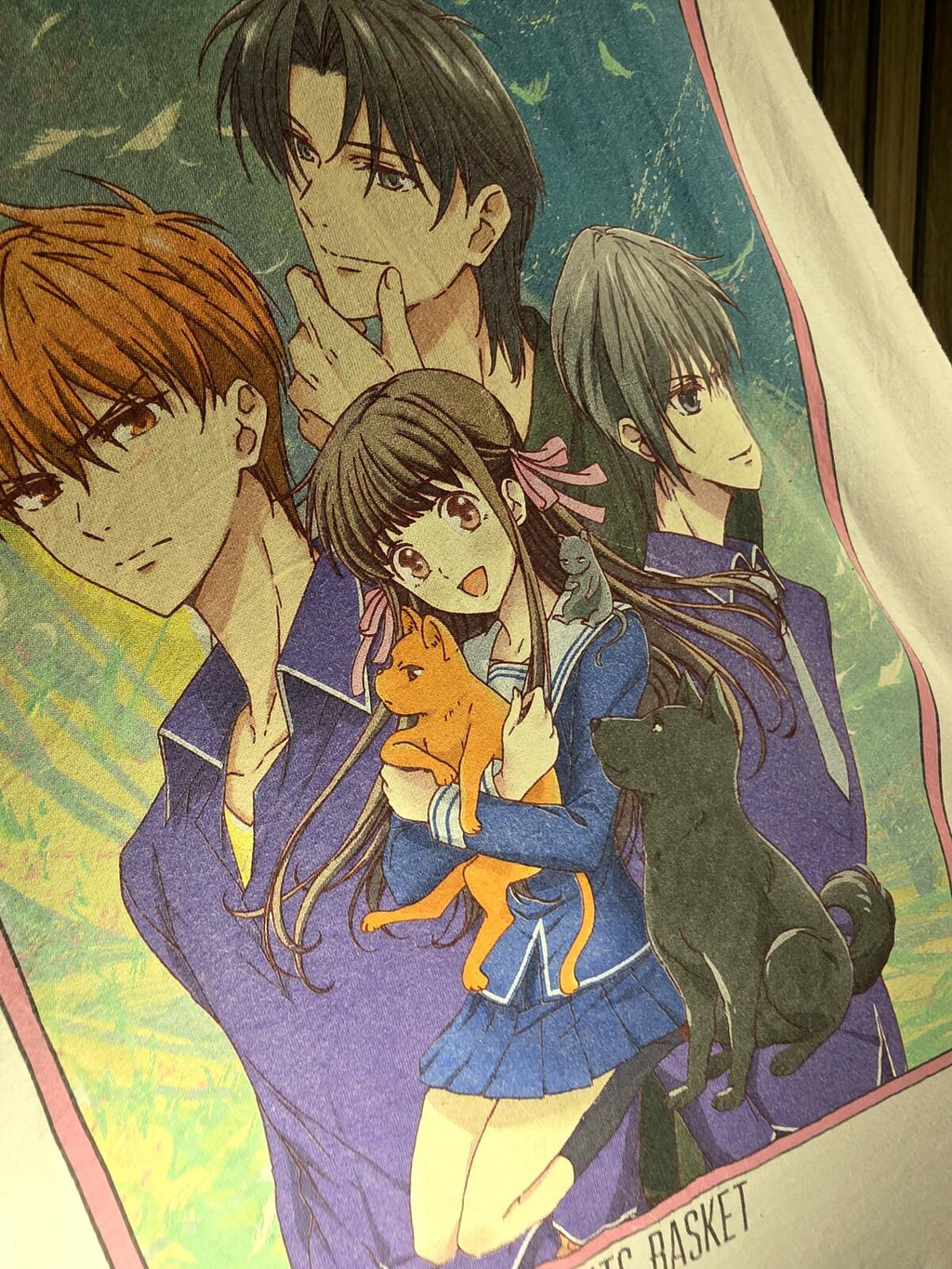 Funimation Fruits Basket Anime Graphic T-Shirt White XL