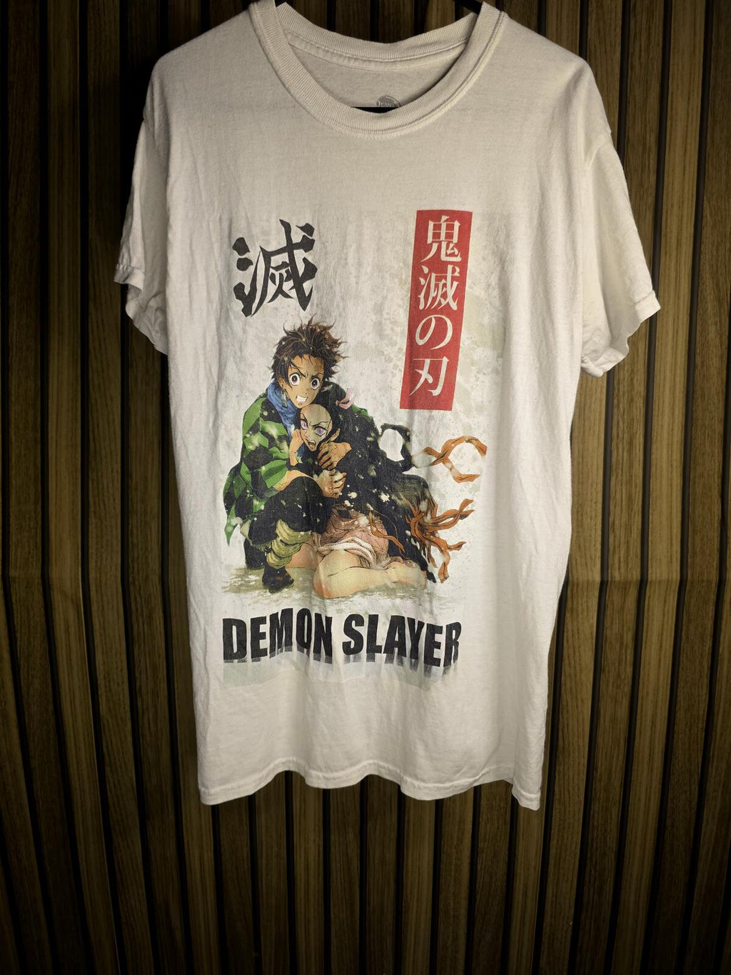Demon Slayer Graphic T-Shirt White Medium