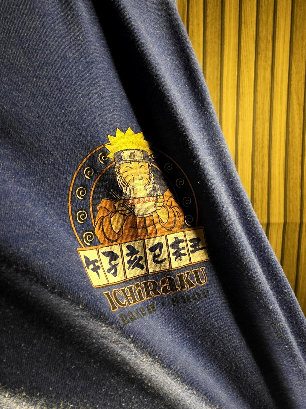Naruto Ichiraku Ramen Graphic T-Shirt Blue XS