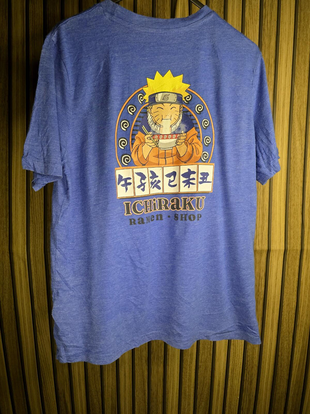 Naruto Ichiraku Ramen Graphic T-Shirt Blue XS