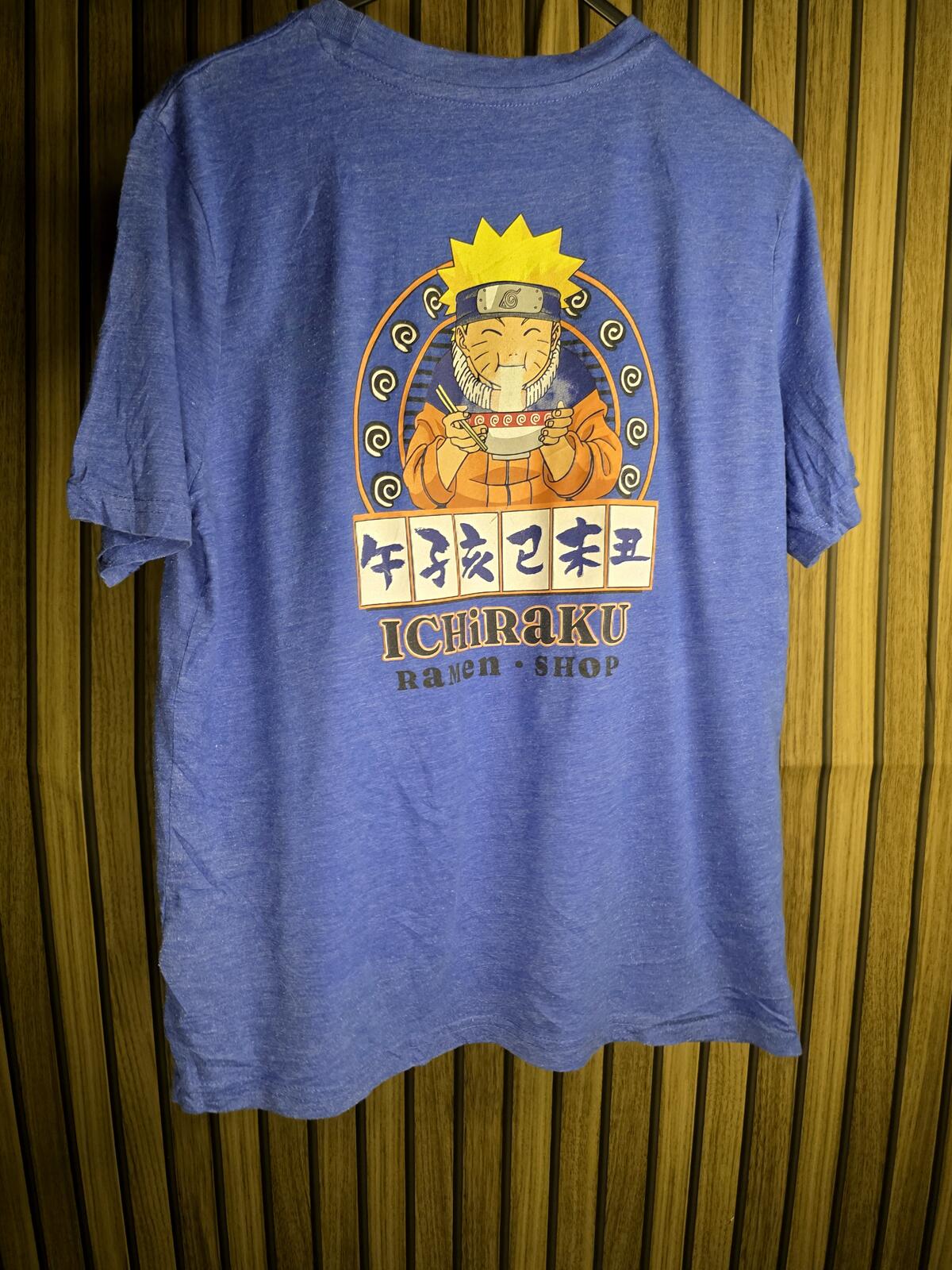 Naruto Ichiraku Ramen Graphic T-Shirt Blue XS