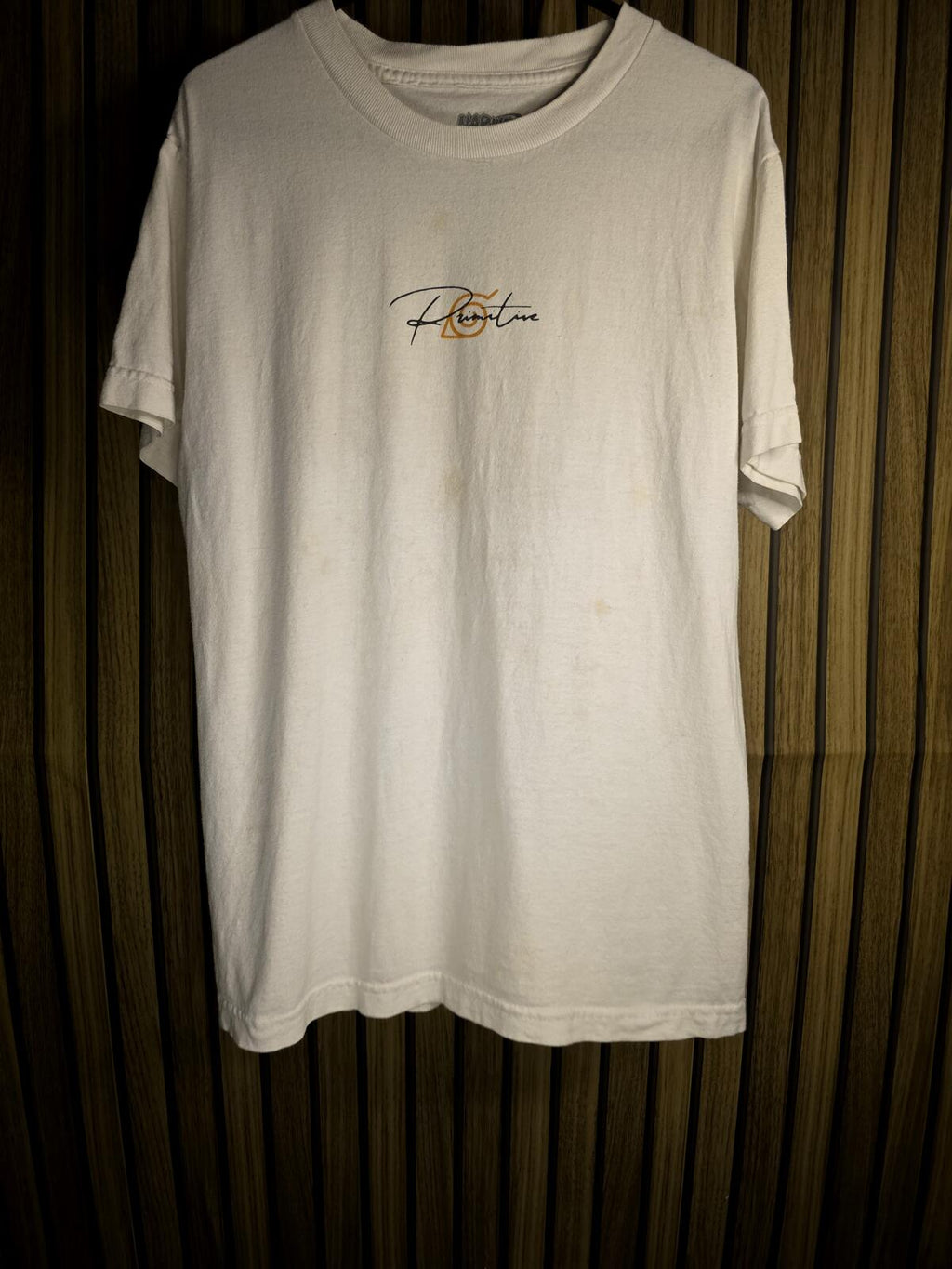 Primitive Naruto Shippuden Graphic T-Shirt White Size Small
