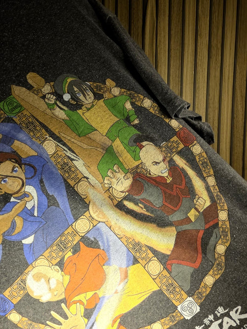 Avatar The Last Airbender Graphic T-Shirt Charcoal Grey Medium