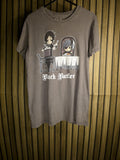 Black Butler Anime Graphic T-Shirt Brown Small
