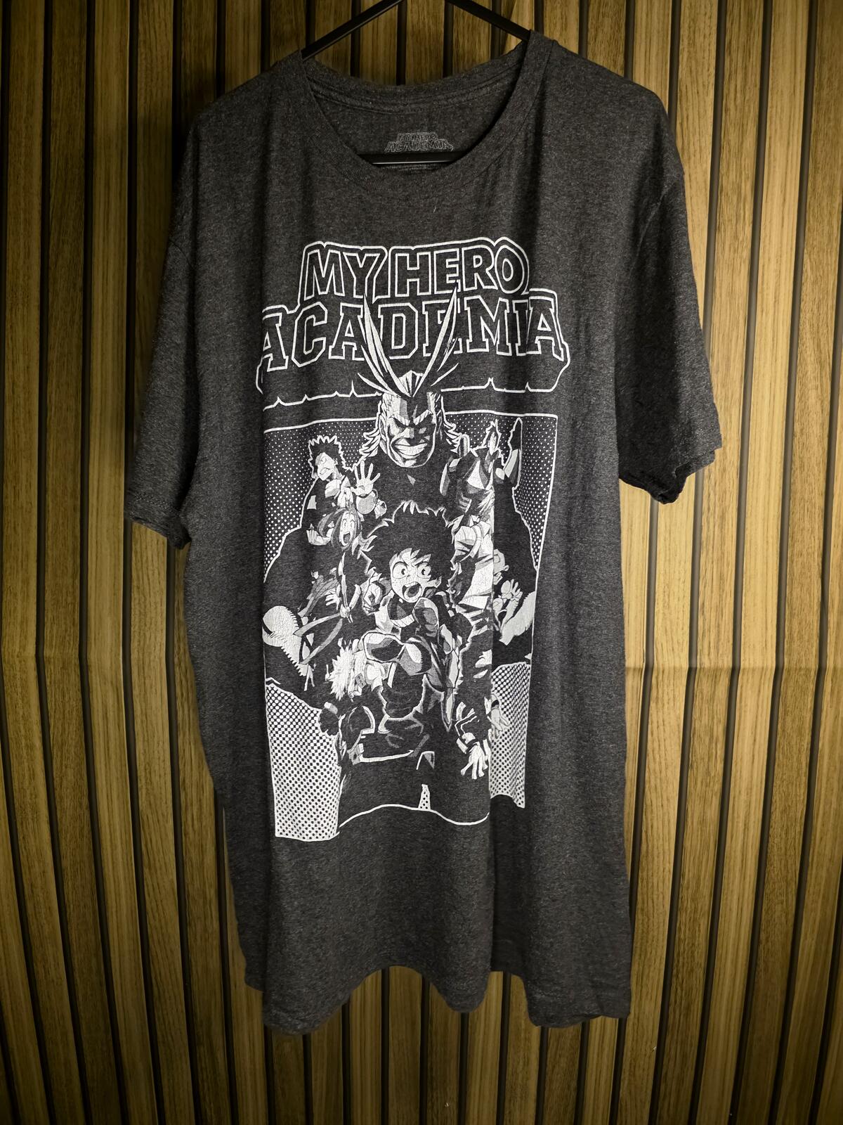 My Hero Academia Graphic T-Shirt Black Large