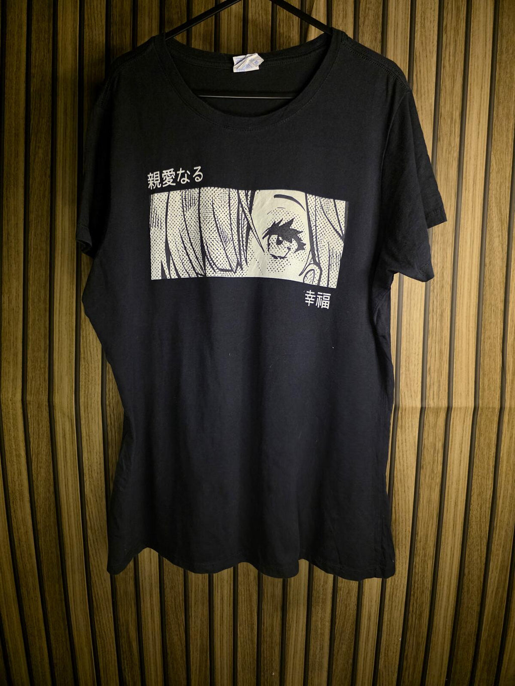 Port & Company Anime Graphic Black T-Shirt XL