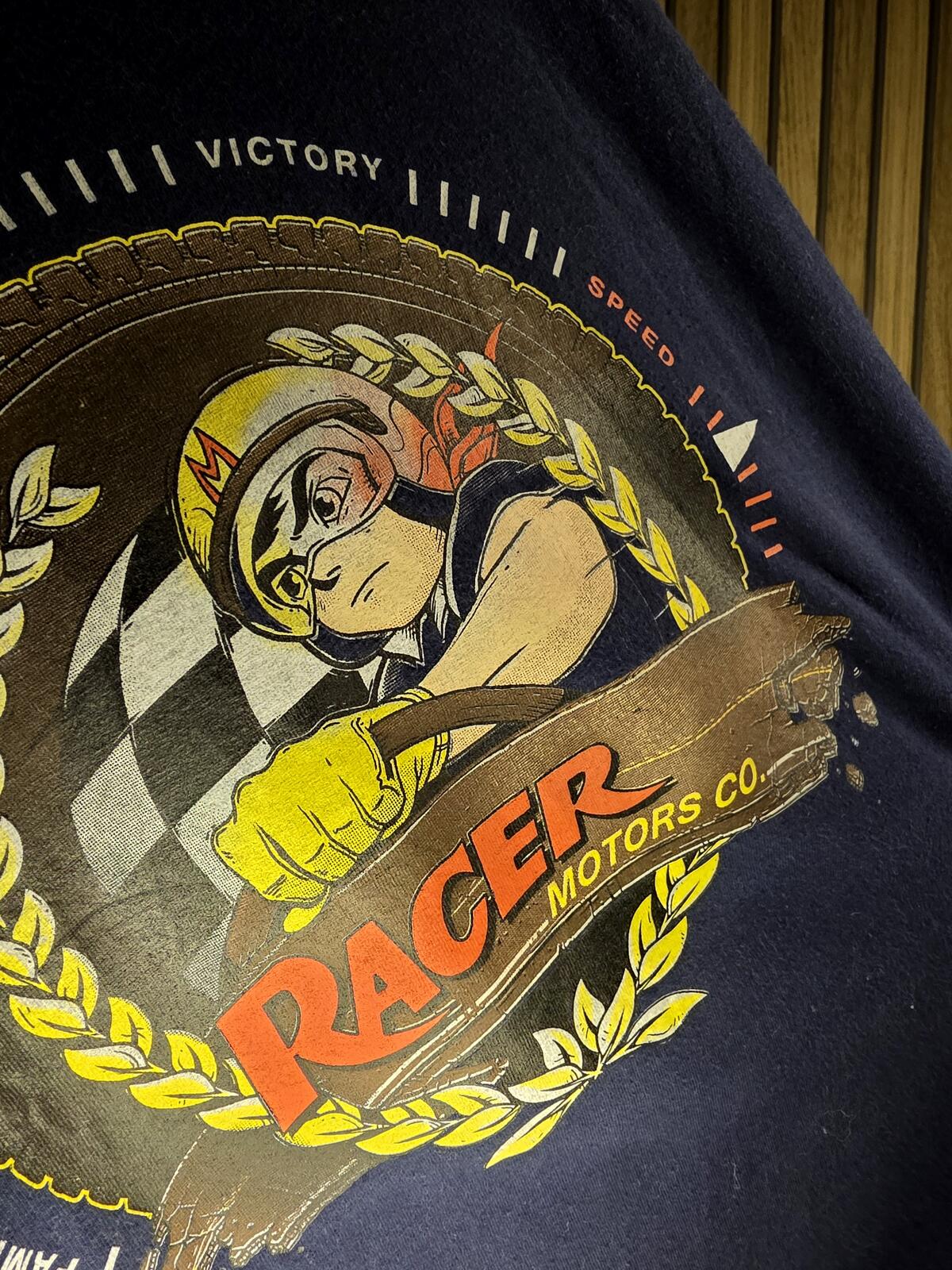 Shirt Punch Racer Motors Co. Graphic T-shirt Navy XL