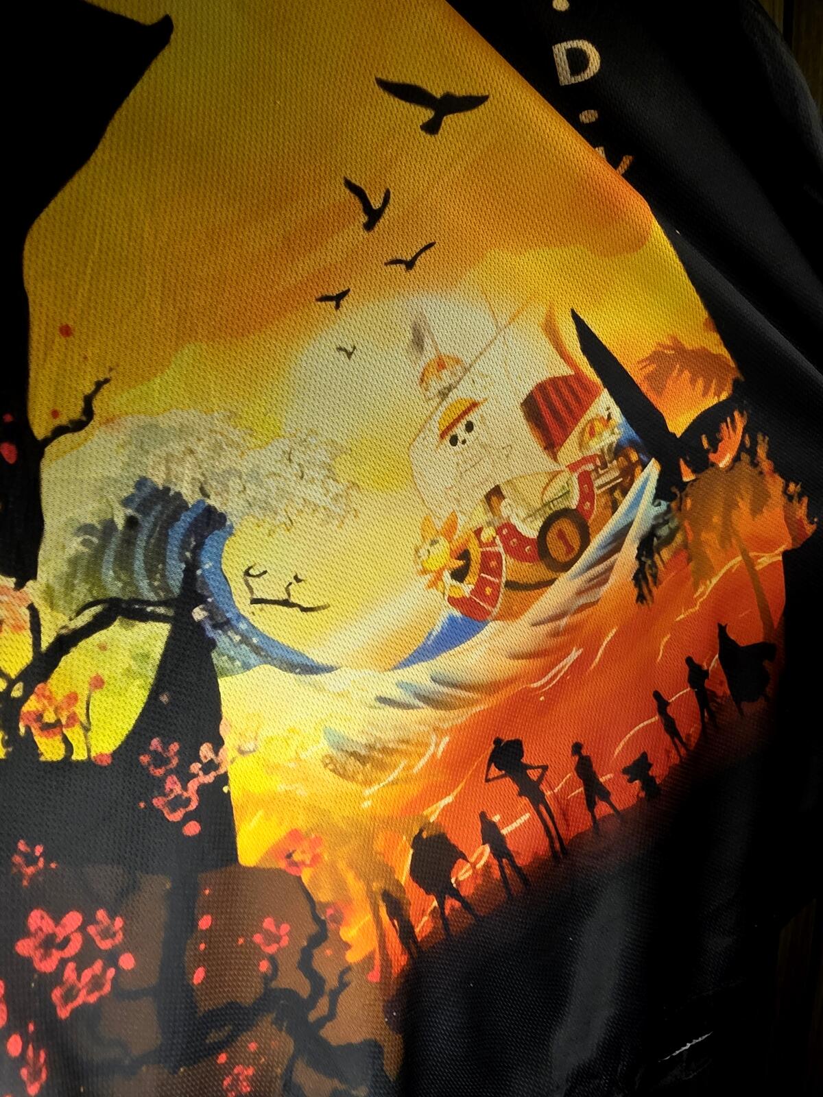 One Piece Anime Manga Sports Jersey XXL