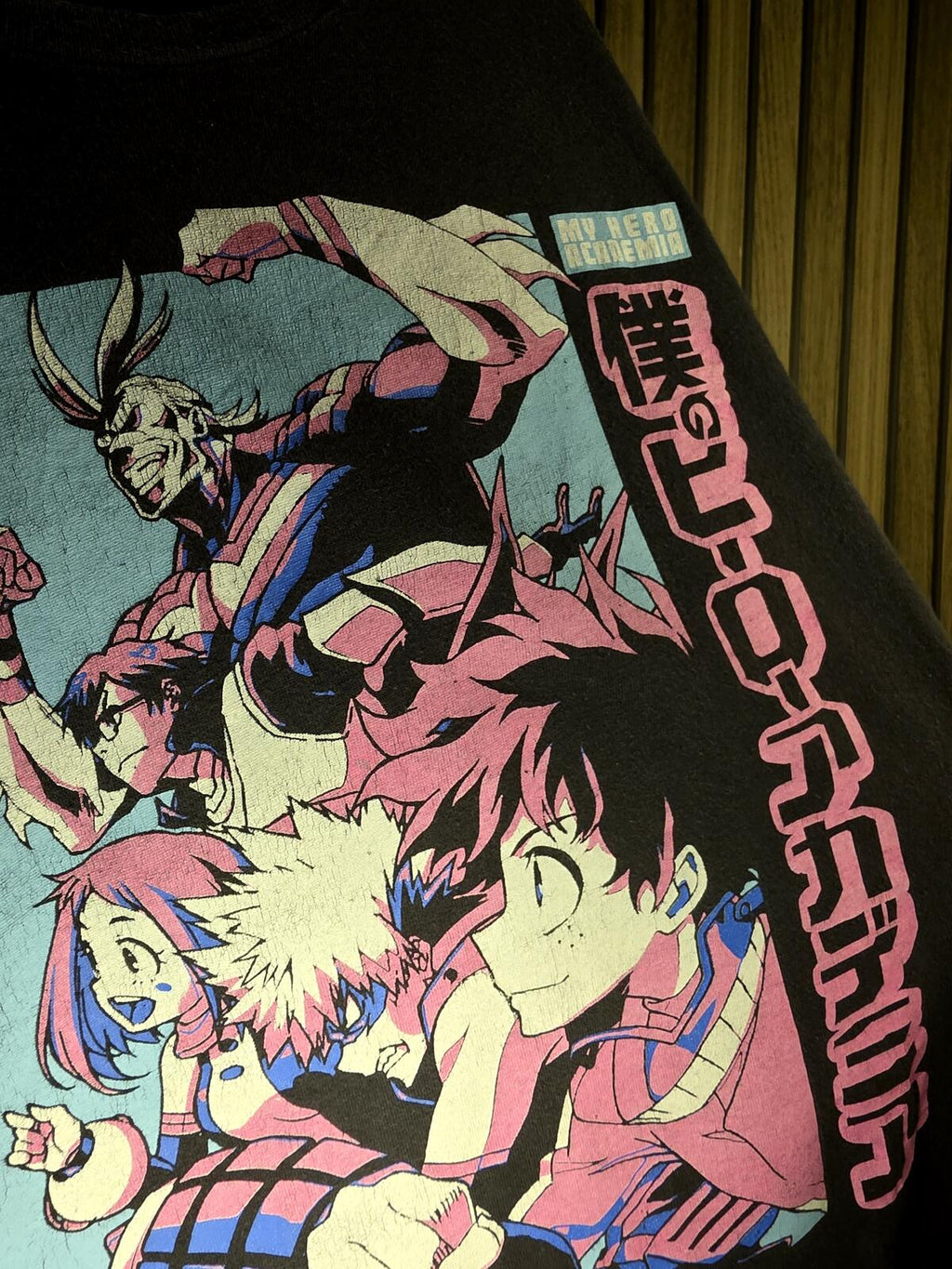 My Hero Academia Graphic T-Shirt Black Small
