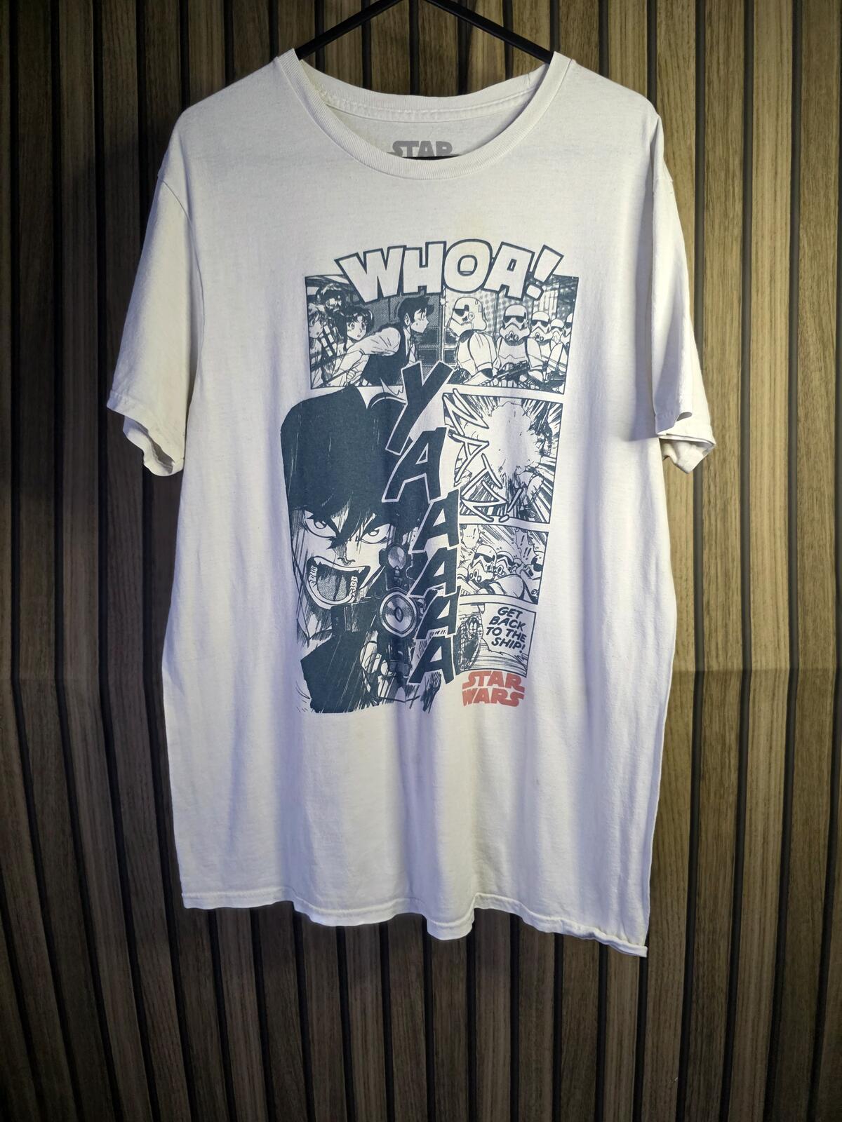 Star Wars Graphic T-Shirt White Size Medium