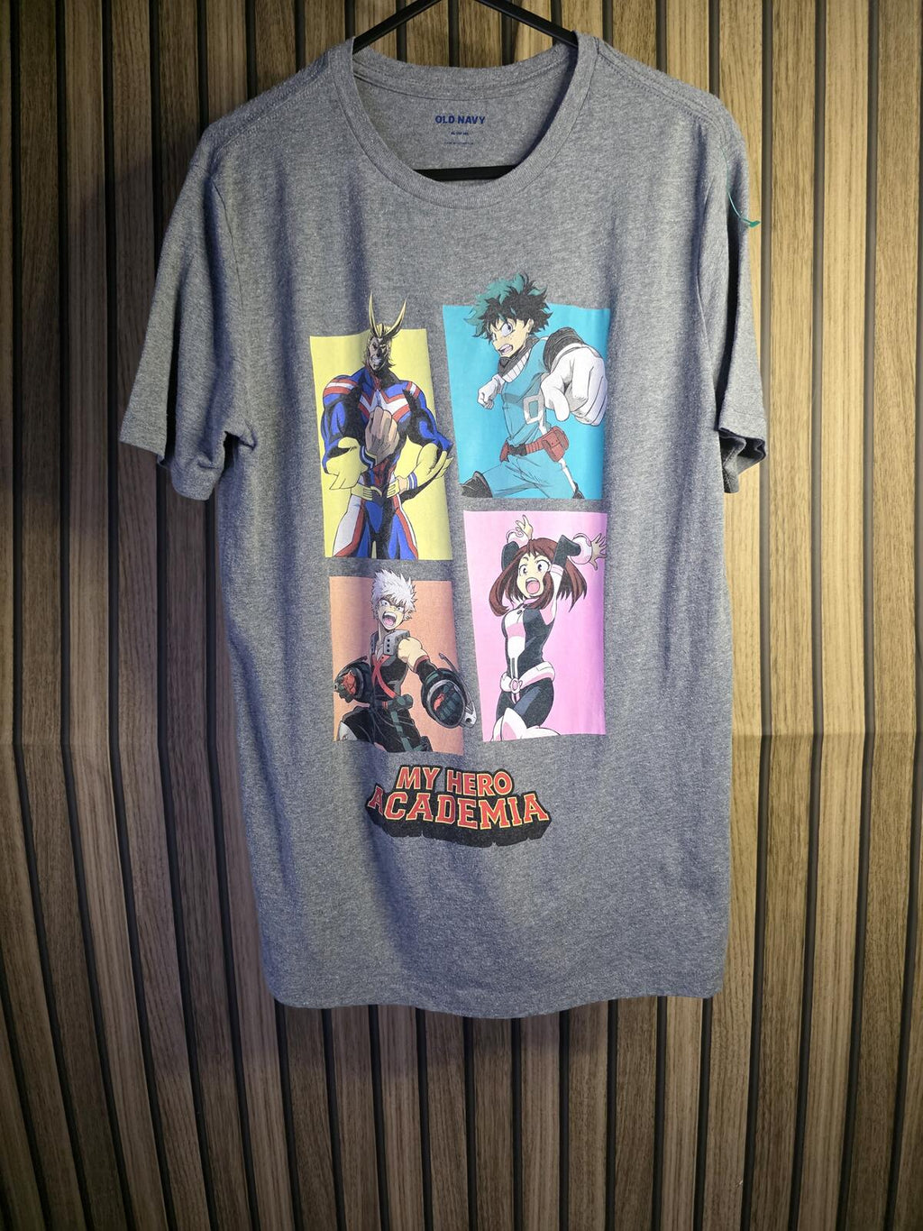 Old Navy My Hero Academia Graphic T-Shirt Grey Size XL