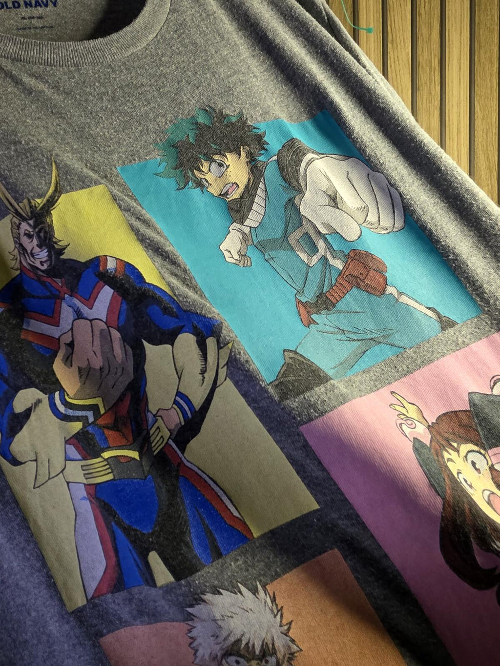 Old Navy My Hero Academia Graphic T-Shirt Grey Size XL