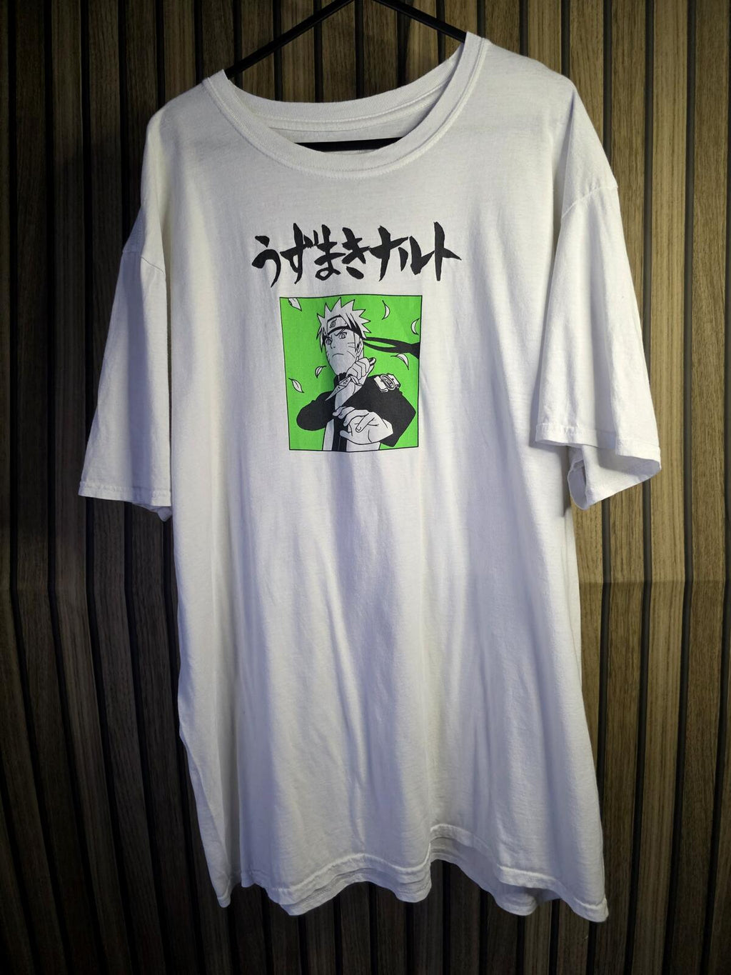 Naruto Shippuden Graphic T-Shirt White XL Anime