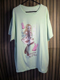Toilet-bound Hanako-kun Pastel Green T-Shirt Large
