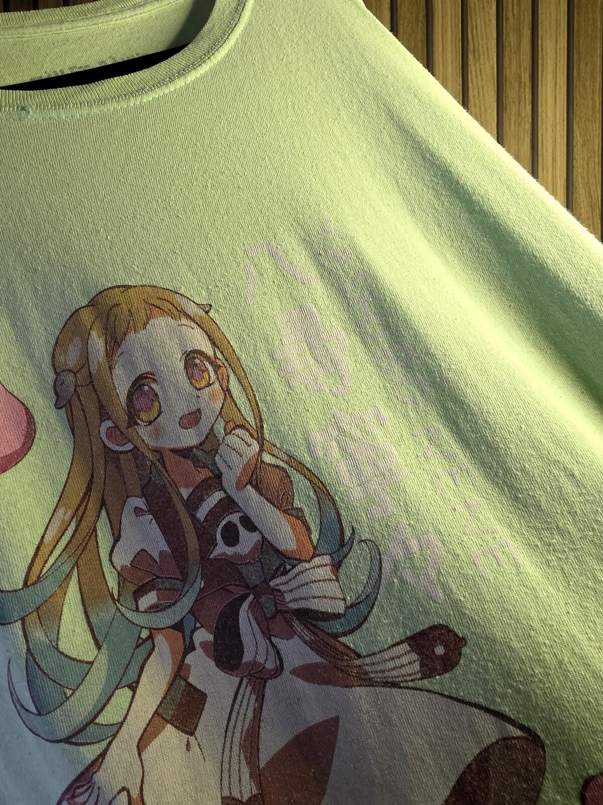 Toilet-bound Hanako-kun Pastel Green T-Shirt Large