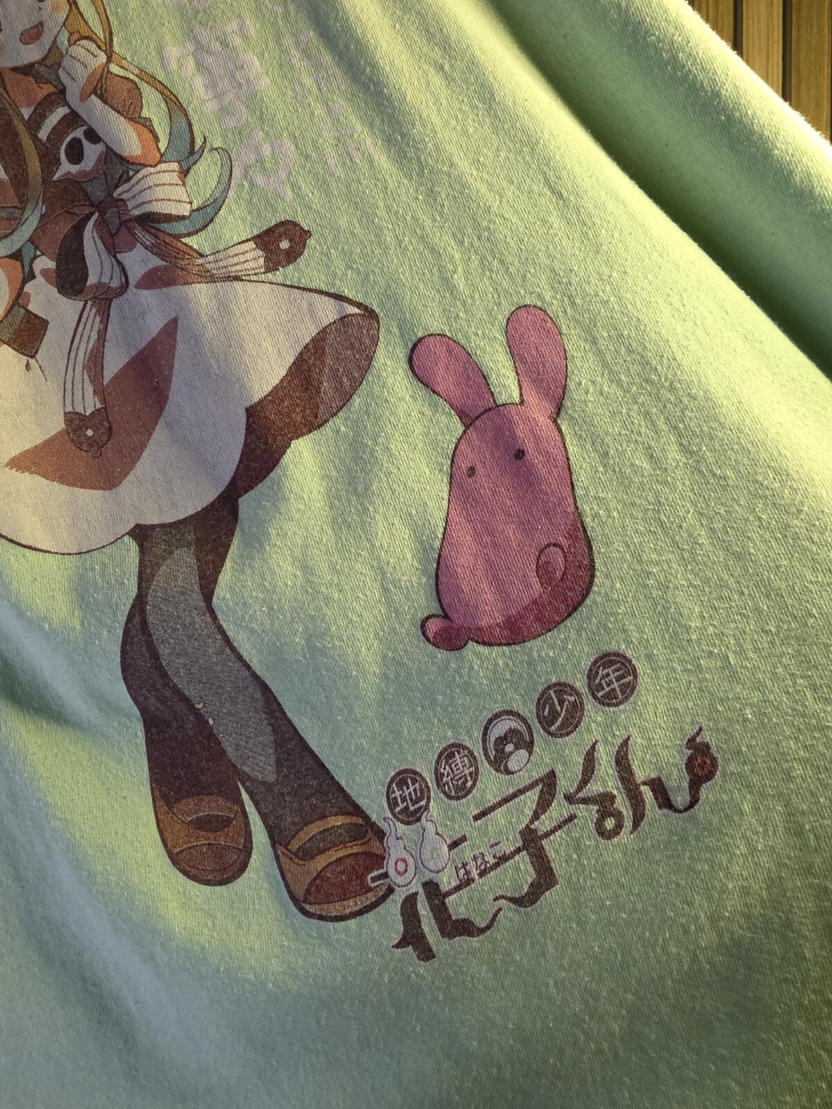 Toilet-bound Hanako-kun Pastel Green T-Shirt Large