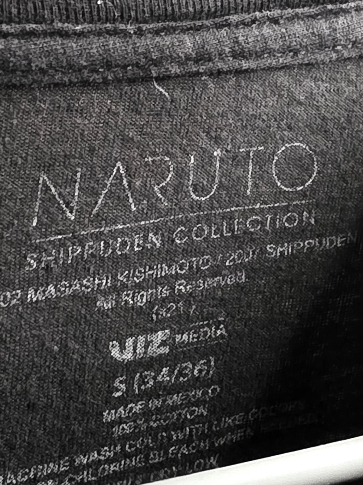 Naruto Shippuden Ichiraku Ramen Shop Graphic T-Shirt Black Size S