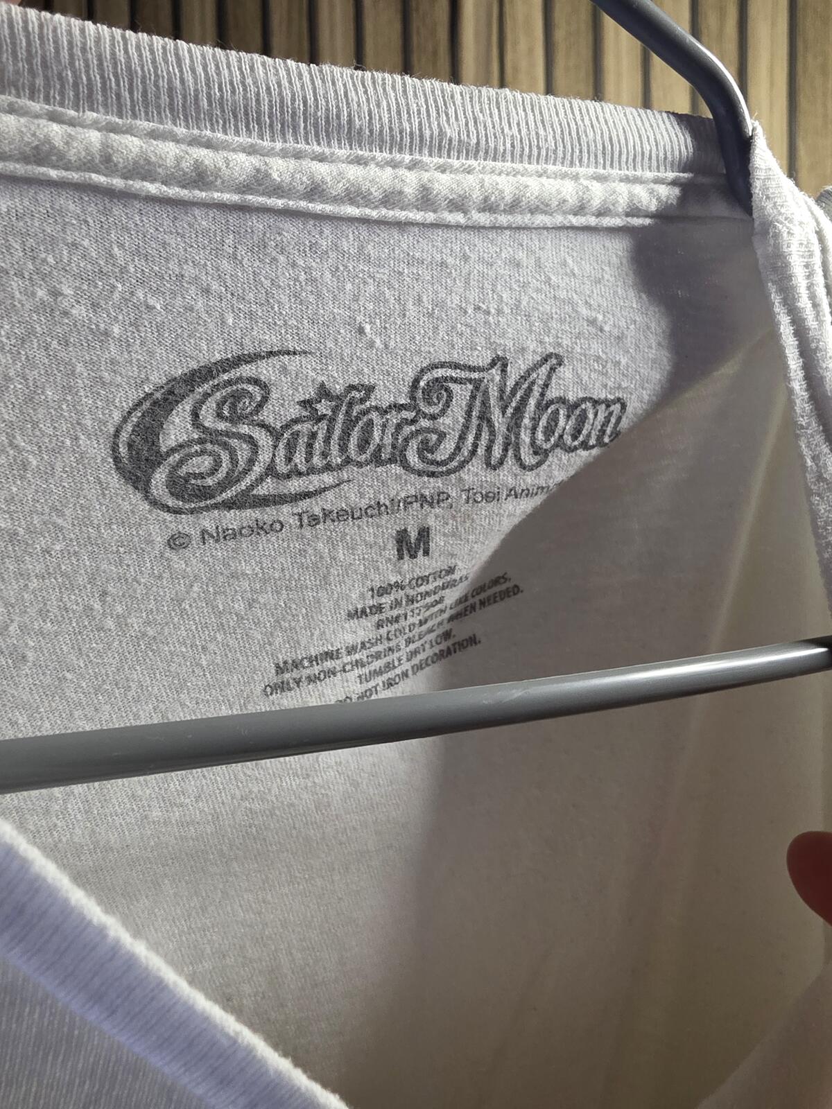 Sailor Moon Graphic T-Shirt White Medium