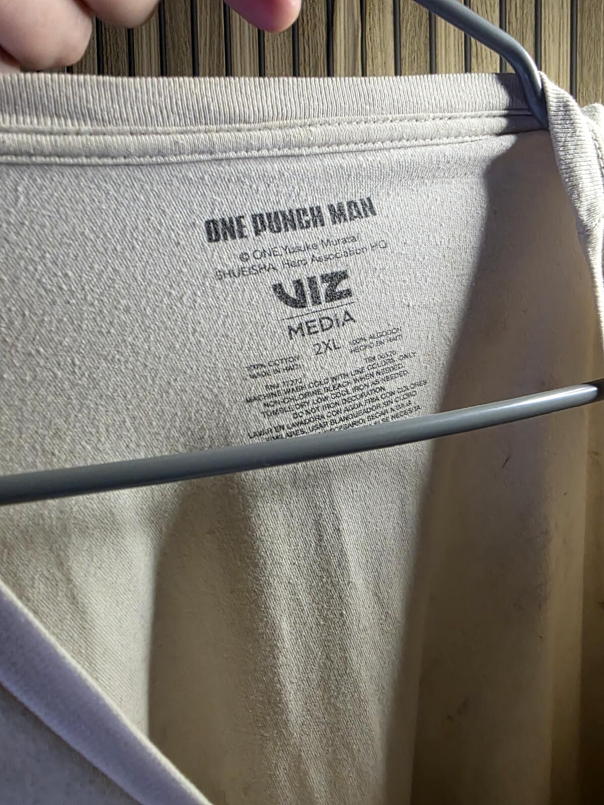 VIZ Media One Punch Man Graphic T-Shirt White 2XL