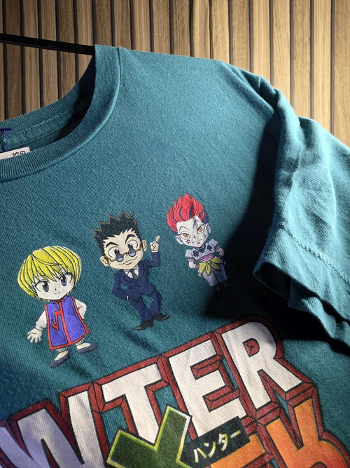 BoxLunch Hunter x Hunter Graphic T-Shirt Blue Small