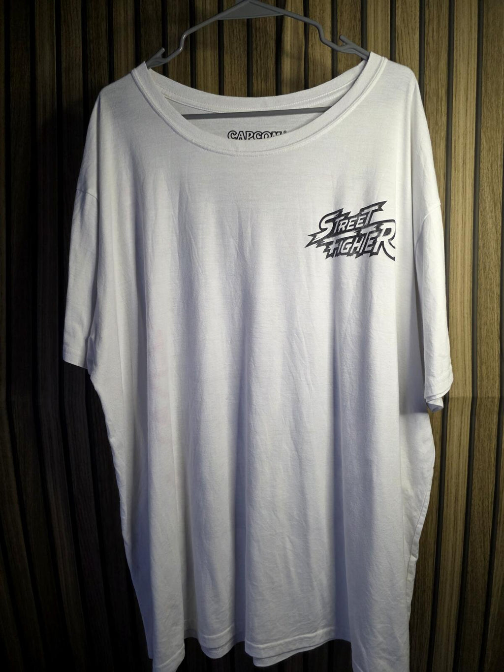 Capcom Street Fighter White Graphic T-Shirt 3XL