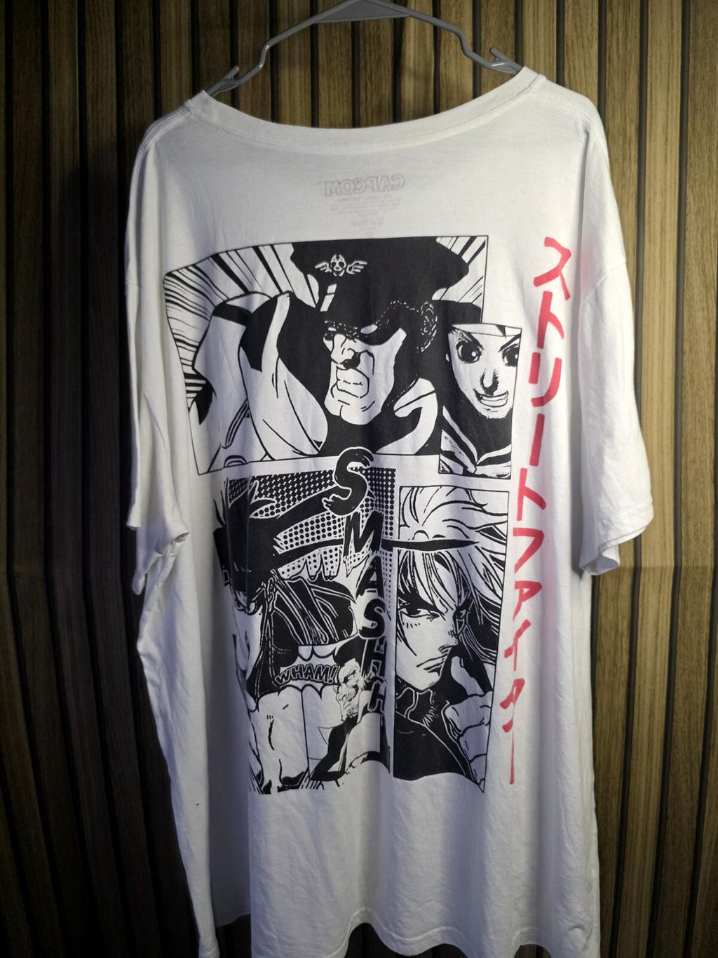 Capcom Street Fighter White Graphic T-Shirt 3XL