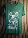 Hunter x Hunter Anime Graphic T-Shirt Green Medium